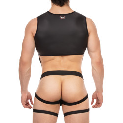 Barcode Berlin Bustier Porte-Jarretelles Milos Noir